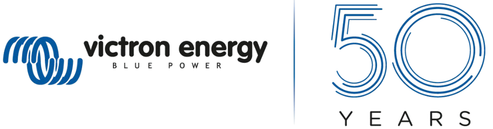 Logo Victron Energy 50 ans