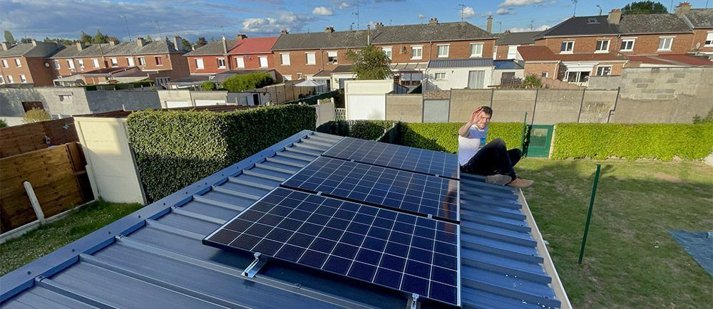 Panneau solaire sur toiture
