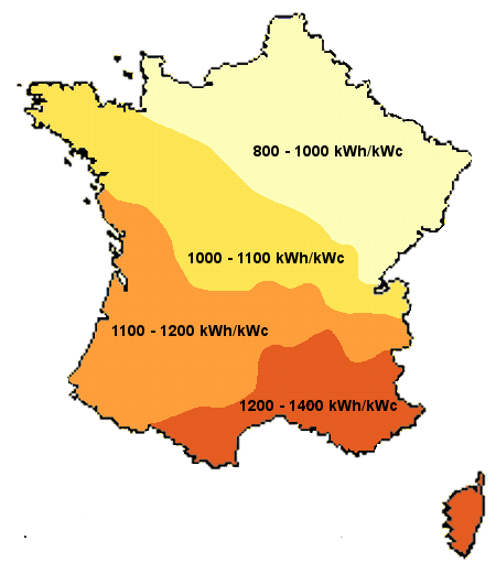 capacité de production photovoltaïque de panneau solaire