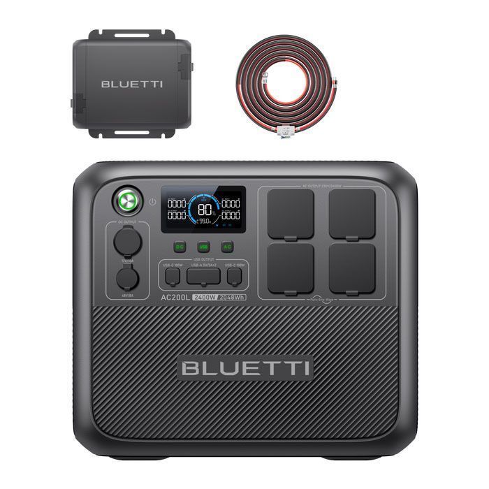 Kit AC200L avec charger1 et cable DC Bluetti