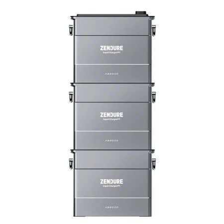 3 batterie Zendure AB2000 production solaire superposées