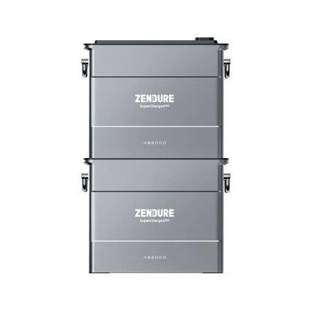 2 batterie Zendure AB2000 production solaire superposées