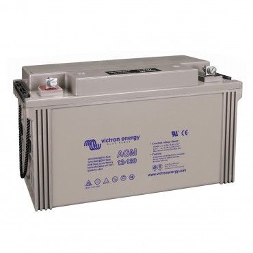 Batterie AGM 12V/130Ah - droite  -  Victron Energy