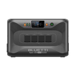 BLUETTI Apex 300 vue de face avec ses quatre prises