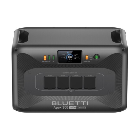 BLUETTI Apex 300 vue de trois quarts