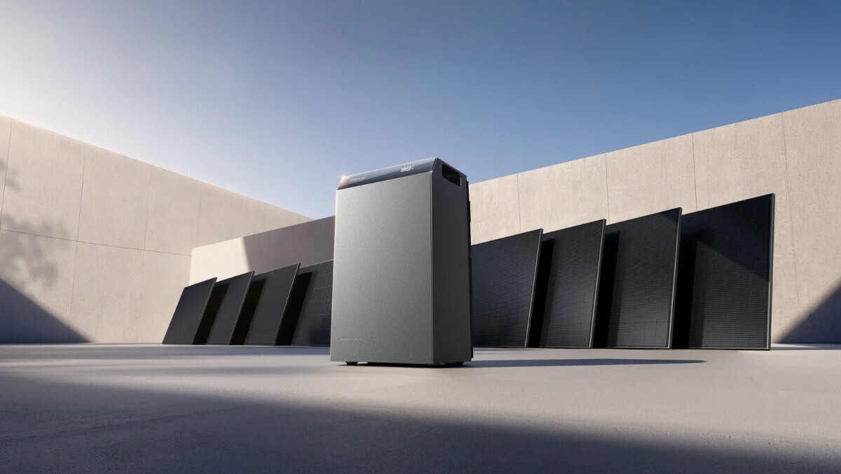 Batterie solaire hybride EcoFlow STREAM 5000 avec ses panneaux photovoltaïques
