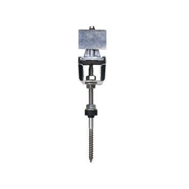 Fixation toiture 1 panneaux pour Fibrociment bois