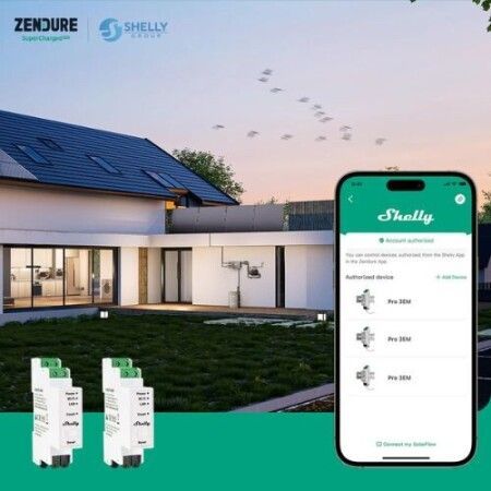 Shelly - Compteur d'énergie - Pro 3EM - app