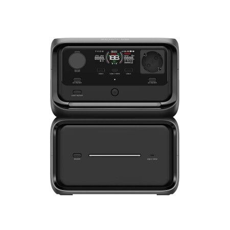 Ecoflow River 3 Max Plus- 600W / 858Wh photo de face avec batterie extension