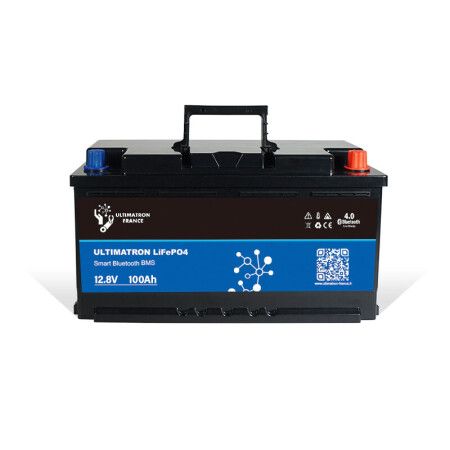 Ultimatron Batterie Lithium sous siège 12.8V 100Ah LiFePO4 Smart BMS Avec Bluetooth
