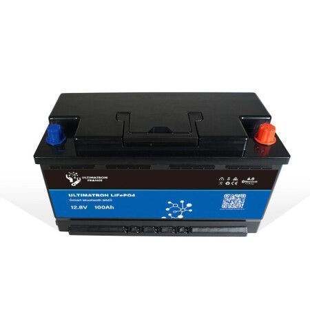 Ultimatron Batterie Lithium sous siège 12.8V 100Ah LiFePO4 Smart BMS Avec Bluetooth