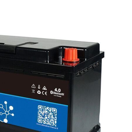 Ultimatron Batterie Lithium sous siège 12.8V 100Ah LiFePO4 Smart BMS Avec Bluetooth