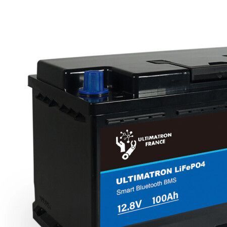 Ultimatron Batterie Lithium sous siège 12.8V 100Ah LiFePO4 Smart BMS Avec Bluetooth