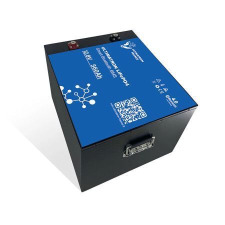 Ultimatron Batterie Lithium  12.8V 560Ah LiFePO4 Smart BMS Avec Bluetooth