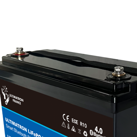 Ultimatron Batterie Lithium 25.6V 54Ah LiFePO4 Smart BMS Avec Bluetooth