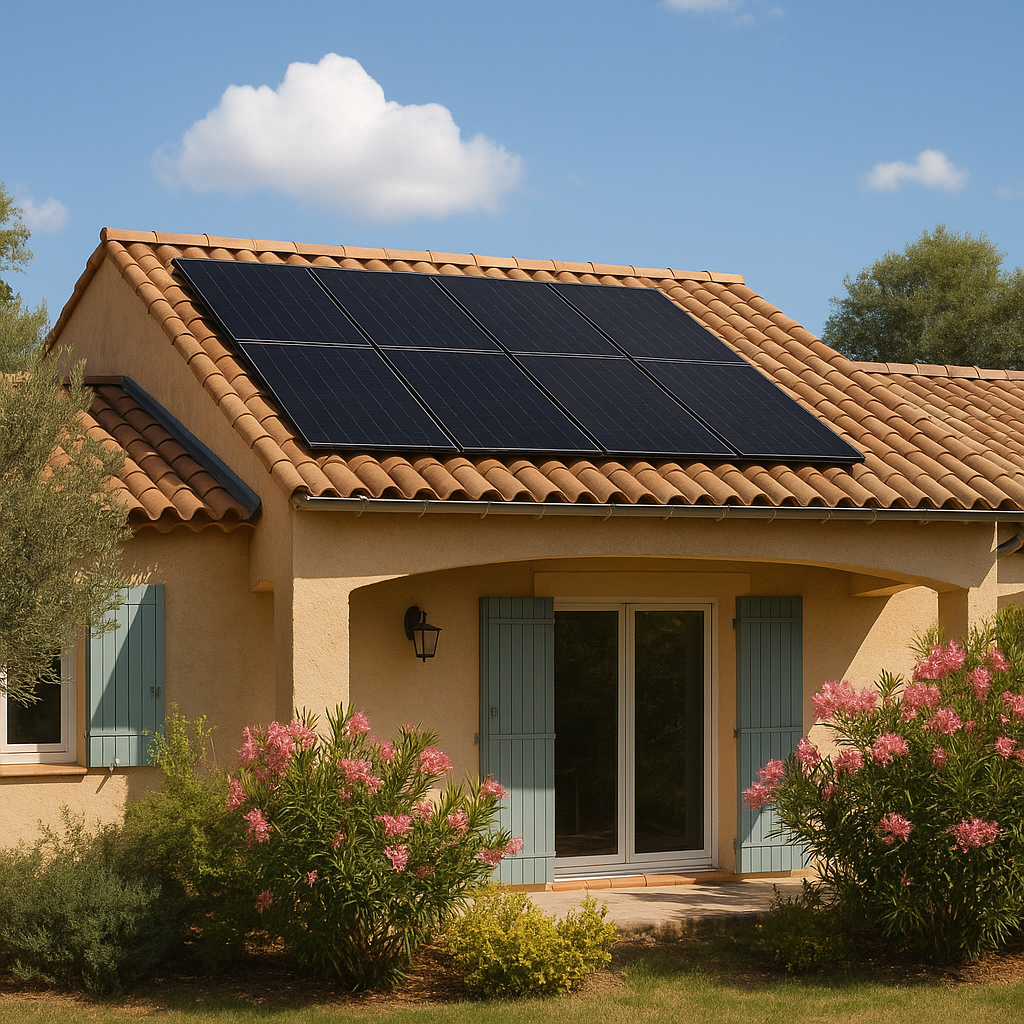 Photo blog kit panneau solaire