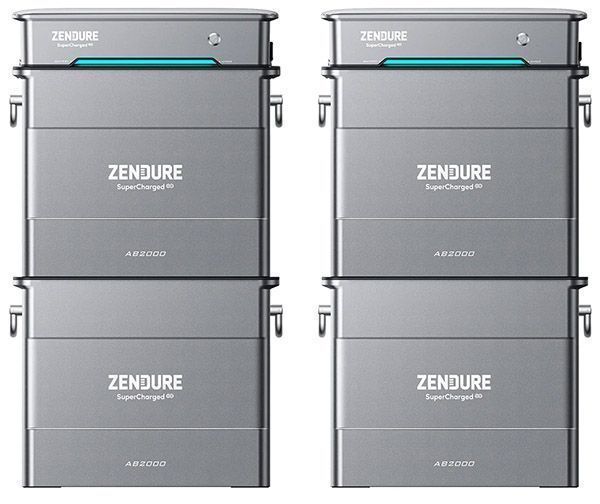 4 batteries AB2000 Zendure avec le Hyper 2000 Zendure