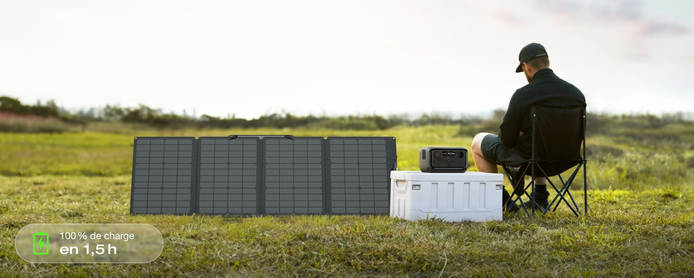 batterie Ecoflow river 3 plus charge batterie en 1,5H
