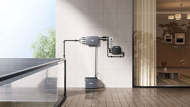 Mise en situation kit de stockage hub 2000 avec batterie AB2000 Zendure