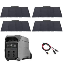 Kit Nomade EcoFlow Delta 3 PRO & 4 Panneaux Solaire 400W