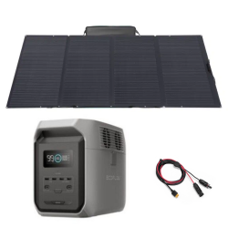 Kit Nomade EcoFlow Delta 3 1500 & Panneau Solaire 400W