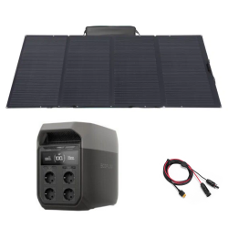 Kit Nomade EcoFlow Delta 3 & Panneau Solaire 400W