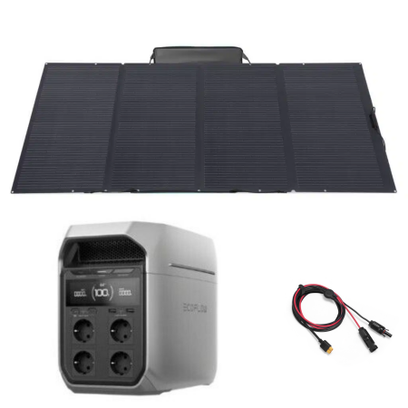 Kit Nomade EcoFlow Delta 3 Plus & Panneau Solaire 400W