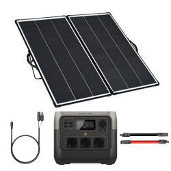 Kit Ecoflow - River 2 PRO - Panneau valise 200W