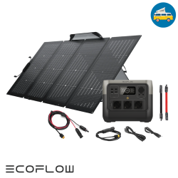 Kit Ecoflow Nomade 220W + ECOFLOW RIVER 2 Pro 768Wh
