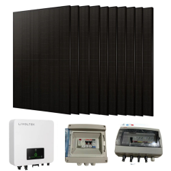 Kit solaire autoconsommation 5000W bifacial Livoltek
