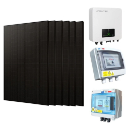 Kit solaire autoconsommation 3000W bifacial Livoltek