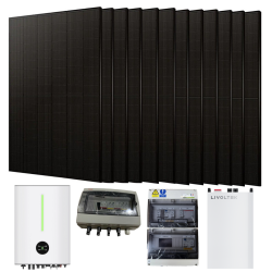 Kit solaire hybride avec batterie 6000W bifacial Livoltek - DMEGC